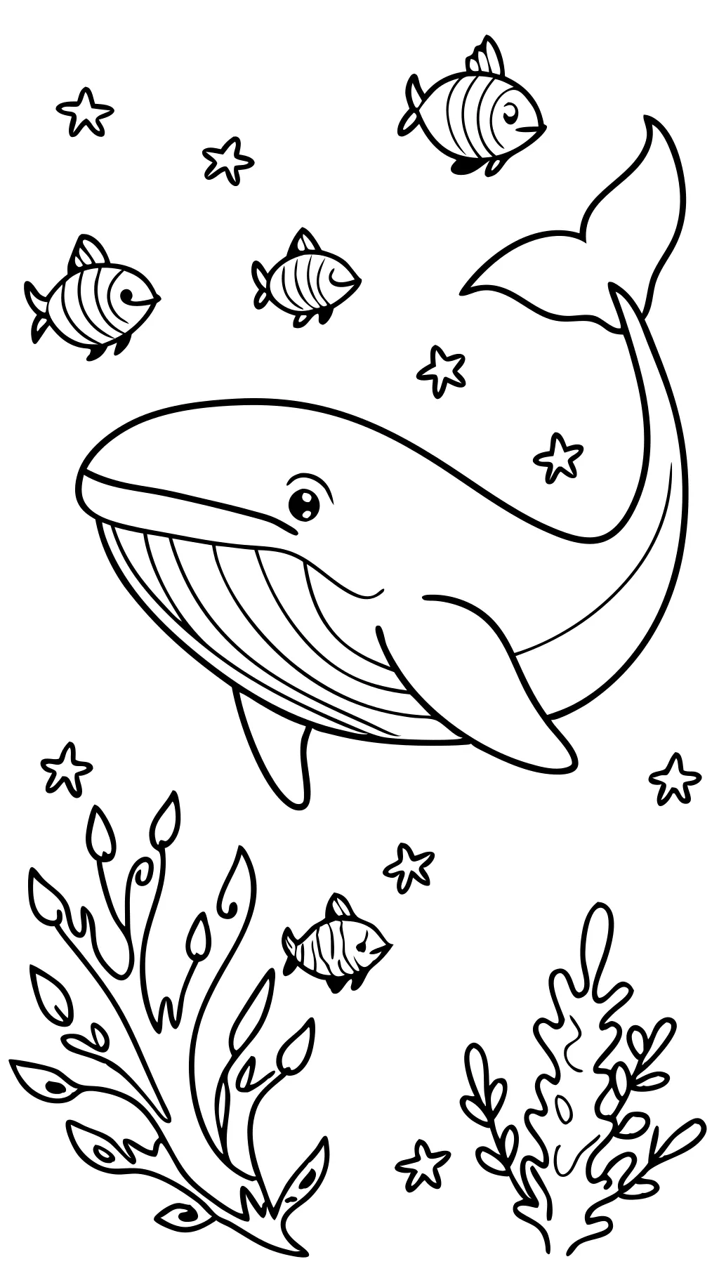 coloriages des baleines